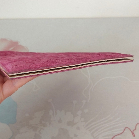 Vintage celine pink suede leather wallet - Picture 5 of 14